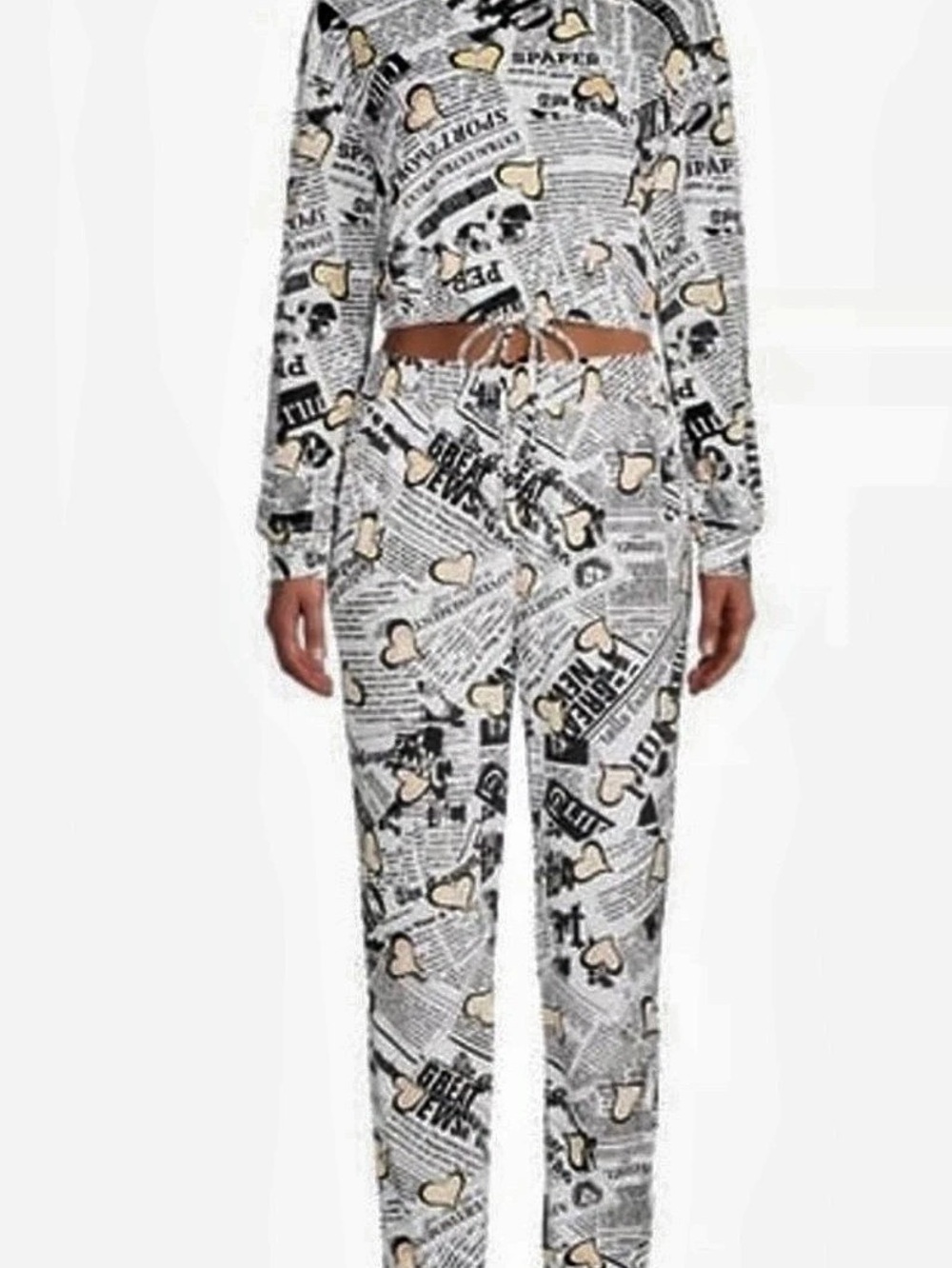 No Boundaries Girls 11-13 Printed Lounge Set